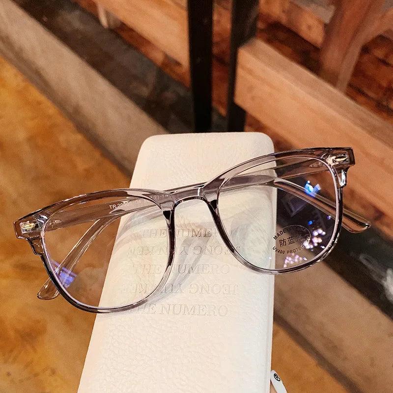 Anti Blue Light Computer Myopia Glasses Women Men Ultralight Clear Transparent Nearsight Eye Glasses Diopter -1.0 -3.0 - HighGloss Shop