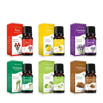 Aromatherapy Essential Oil Air Freshener Water Soluble Oil Diffuser Aromatherapy - Rose, Lavender,Lemon, Peppermint, Lemongrass