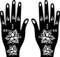 2024 New Professional Henna Stencil Temporary Hand Tattoo Body Art Sticker Template Wedding Tool Flower Tattoo Stencil