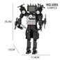 3.0 Titan Clock Man Creative Skibidi Toilet Building Blocks Set Red Drill Man TV Monitor Model DIY Bricks Toys For Boy Xmas Gift