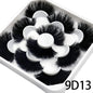 5 Pairs 25mm 3D Mink Eyelashes Bulk Russian roll Fluffy Natural False Eyelash Dramatic Mink lashes Makeup tools Wholesale lashse