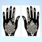 2pcs Henna Tattoo Stencils Templates For Women Temporary Tattoo Indian Fashion Flower Wedding Tattoo Supplies For DIY Body Art