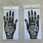 2024 New Professional Henna Stencil Temporary Hand Tattoo Body Art Sticker Template Wedding Tool Flower Tattoo Stencil