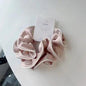 Korean StyleSatin Silk Double Cloth Satain Large Scrunchies Hair Accessories for Women High-end Elastic Bands for Girls