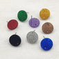 New Arrival! 14/16mm 100pcs/lot Acrylic Coin-Shape Glitter Color Earring Studs For Earrings Accessories/Parts Jewelry DIY Making