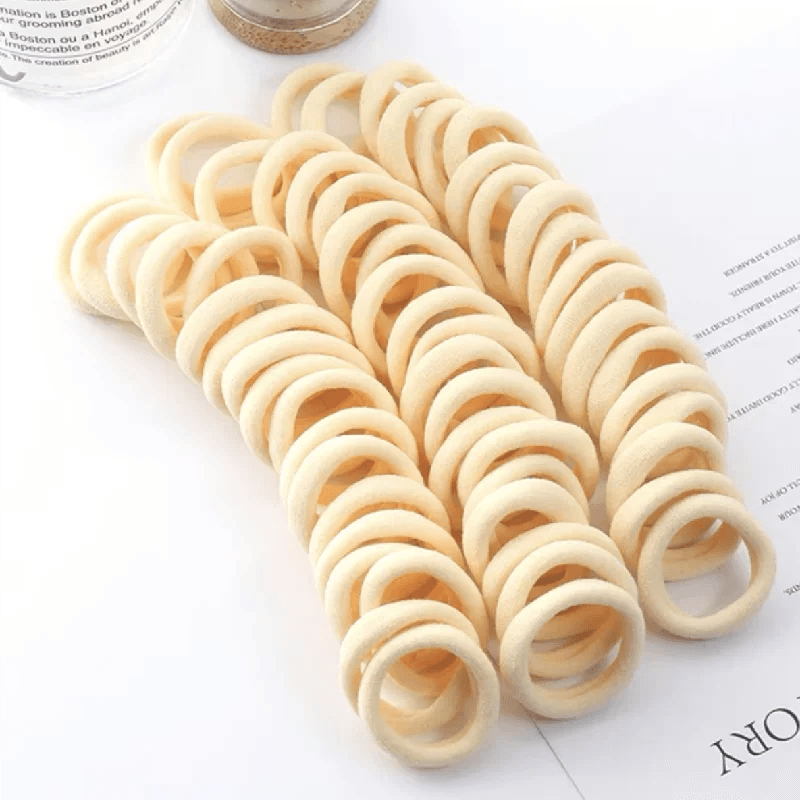 50/100PCS New Color Nylon Elastic Hair Tie 5CM Rubber Band for Women Men Thin Hairbands Ponytail Holder Hair Accessories