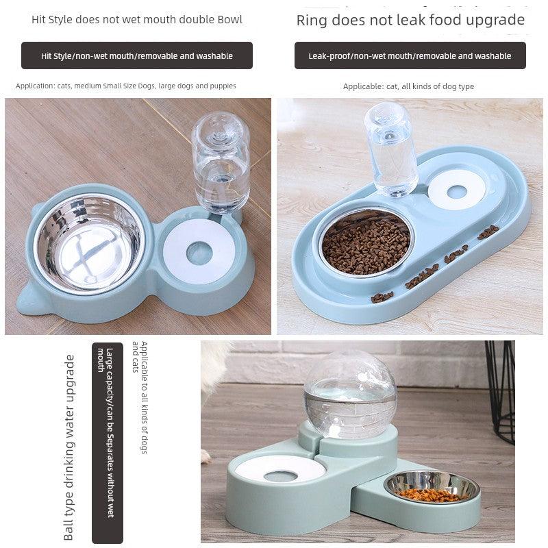 Automatic Water Dispenser Feeding Teddy Mouth Wet-Proof Cat - HighGloss Shop