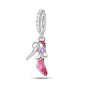 Hot sale % 100 925 sterling silver Barbie series pendant suitable for original 925 sterling silver women's bracelet DIY jewelry