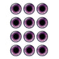 24pcs/bag 14mm Purple Pupil Eyes Chips Suitable for Blythe Doll Glass Cabochons DIY Accessories Bulk Items Wholesale H216