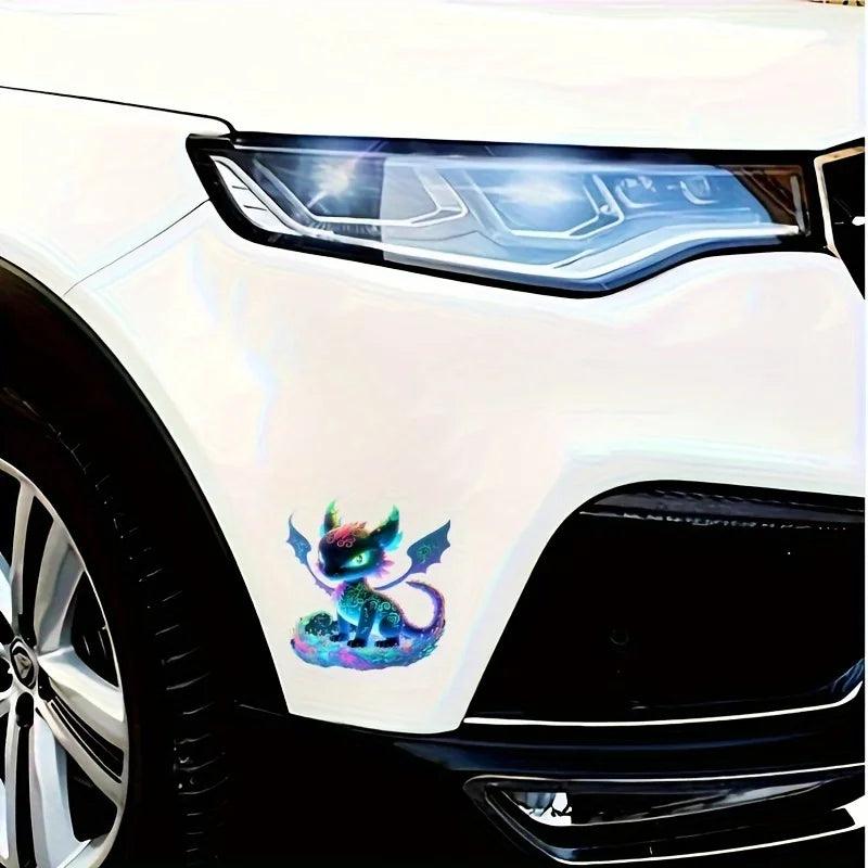 1PC Charming Colorful Dragon Motorcycle Stickers for Fuel Tank Waterproof Sunscreen DIY Car Trunk Bumper Windows Vinyl Decals