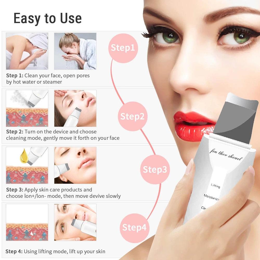 Facial Cleansing Brush - Deep Cleansing And Blackhead Removal With Massage, Valentine's Day Gift