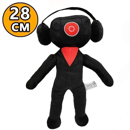 Newest Skibidi Toilet Clockman Titan TV Man Speakerman Plush Toys Horror Game Cartoon Stuffed Doll Kids Birthday Christmas Gifts