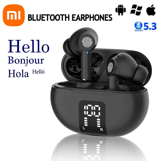 Xiaomi Mijia Smart Bluetooth Earbuds Wireless Bluetooth Travel Waterproof Stereo Headphones Smart Bass Noise Cancelling Bluetoot