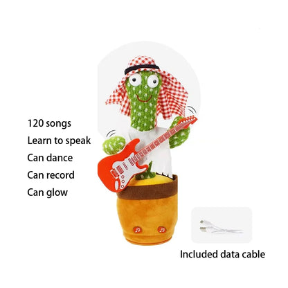 Intelligent Cactus Interactive Learning and Musical Toy for Kids to Dance Record and Speak with Fun