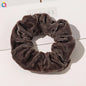 Winter Warm Soft Hair Scrunchies for Women Girls Cute Velvet Elastic Hair Band Multicolor Rubber Band Hair Loop Hair Accessories