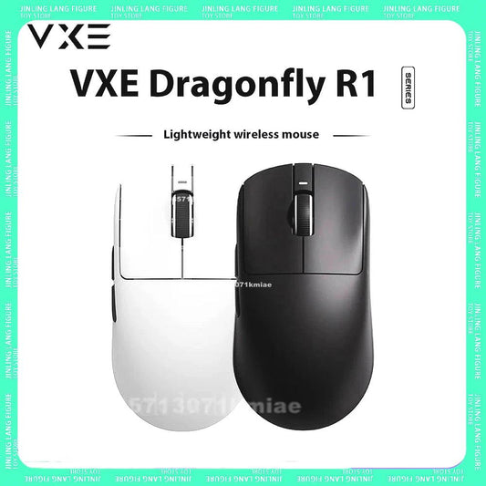 VXE VGN Dragonfly R1 Pro Max Mouse Three Mode Wireless Mouse PAW3395 Sensor 4K Low Delay Gaming Mice PC Accessories Gamer Gifts