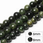 6/8mm AAA Natural Stone Beads Tourmaline Amazonite Emerald Labradorite Beads for Jewelry Making Handmade DIY Bracelet Accessory