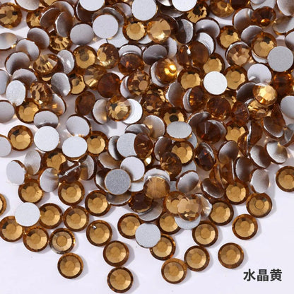 New Glitter Crystal Non Hotfix Rhinestones Стразы Strass Nails Crystals 네일파츠 For Vestidos Nail Charms Nail Art Dres