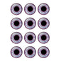 24pcs/bag 14mm Purple Pupil Eyes Chips Suitable for Blythe Doll Glass Cabochons DIY Accessories Bulk Items Wholesale H216