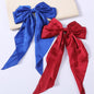 2Pcs/Set Elegant Bow Ribbon Hair Clip Women Fashion Solid Bowknot Satin Hairpin Barrettes Girls Ponytail Clip Hair Accessories