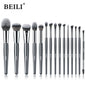 BEILI Soft 8/9/15/30Pcs Makeup Brushes Suitable for Foundation Powder Concealer Eyeshadow Eyebrow Eyelashes Eyeliner Brush Set