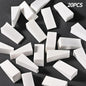 20/50Pcs Soft Nail Sponges for Ombre White Square Triangle Soft Sponge Nail Brush Gradient Makeup Sponge Manicure Nail Art Tools