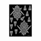 Hollow Drawing Henna Template for Hand Henna Tattoo Stencil Flower Tattoo Design for Women Wedding Festival Party Tatoo Tools