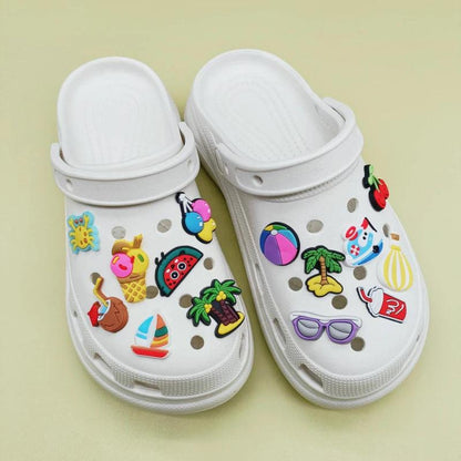 2024 New Cave Shoes DIY Accessories  Decorations Flower Garden shoe Charms Removable Shoe Buckle Kids Boys Women Girls Gifts