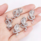 10Pcs Zircon Gold Colour Luxury Snake Necklaces for Women Vintage Punk Snake Pendant  Jewelry Making DIY Accessories Material