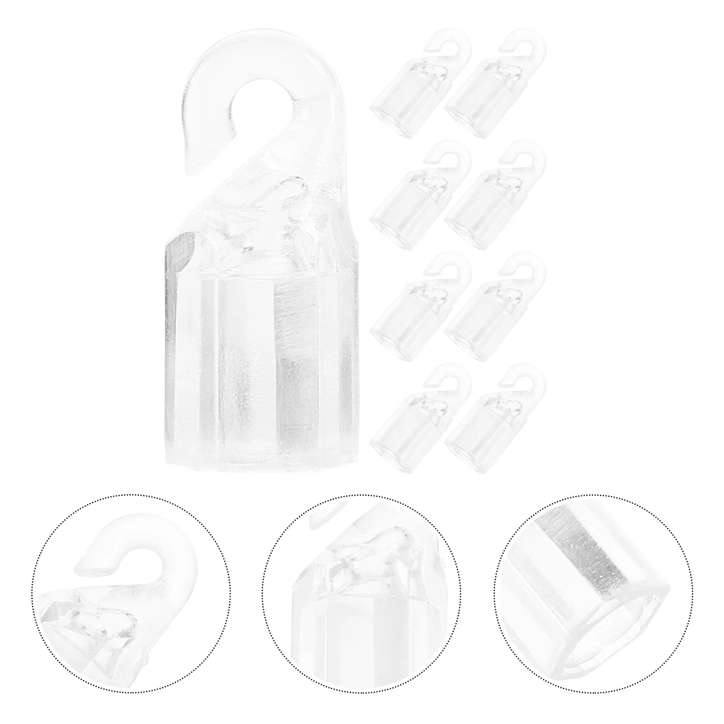 10 Pcs Window Blind Rod Hook Repair Replacement Curtain Venetian Rotating Vertical Accessories 10pcs Hangers