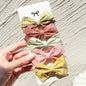 4/5Pcs Cute Baby Hairpin for Girls Print Ribbon Barrette Kids Little Hair Clip Pinches for Hair Girl Cotton Bow Hair Accessories