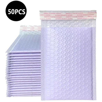 50 Pcs Multi Colors Delivery Package Packaging Small Business Supplies Envelopes Shipping Packages Bubble Envelope Packing Bag