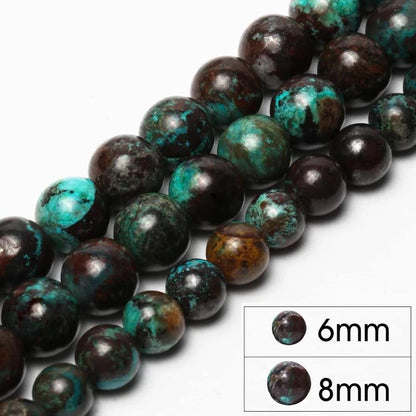 6/8mm AAA Natural Stone Beads Tourmaline Amazonite Emerald Labradorite Beads for Jewelry Making Handmade DIY Bracelet Accessory