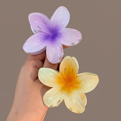 Hawaiian Flower Hair Claw Clips Large Claw for Thick/Thin Hairpins for Women Girls Barrettes Beach Summer Hair Accessories Gifts