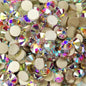 Super Quality Glitter Gems SS3-SS50 Flatback Stones Clear Crystal Non Hotfix Rhinestones Nail Art Decoration Rhinestones